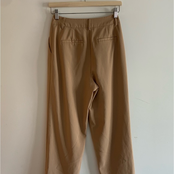 OAK+FORT Pleated Camel Trousers - Picture 2 of 3